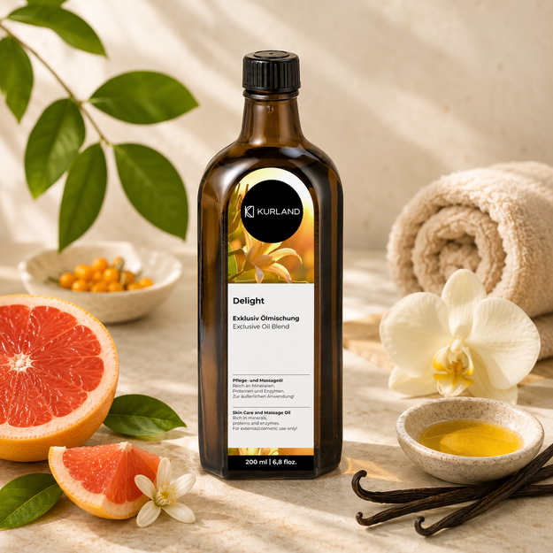 Kurland Delight vaisinio aromato masažo aliejus