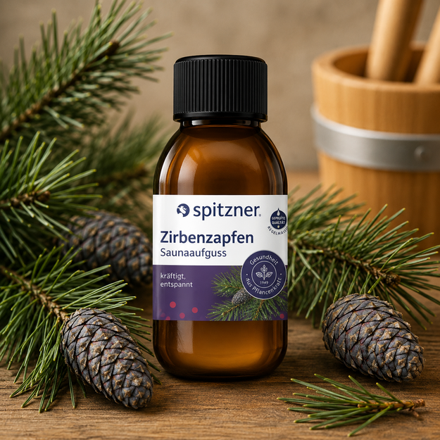 Šveicarinės pušies kankorėžių pirties esencija 125 ml