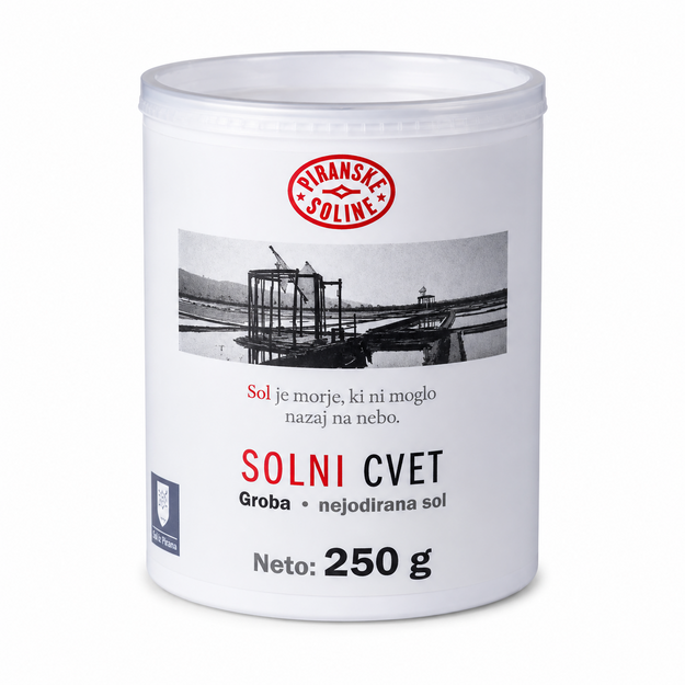 Solni cvet (Fleur de Sel) – Rankomis renkama jūros druskos gėlė 250 g